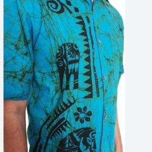 batik short sleeves shirt