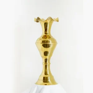brass flower pot