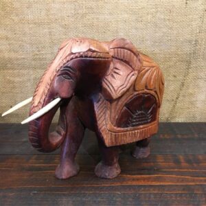 wood carved elephant1