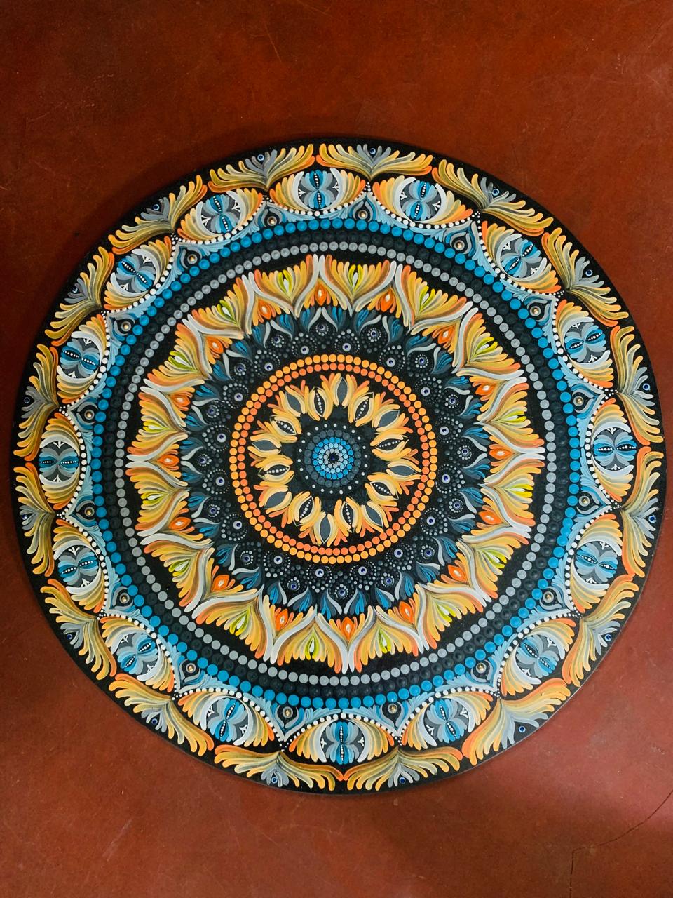 Hand painted Mandala Wall art